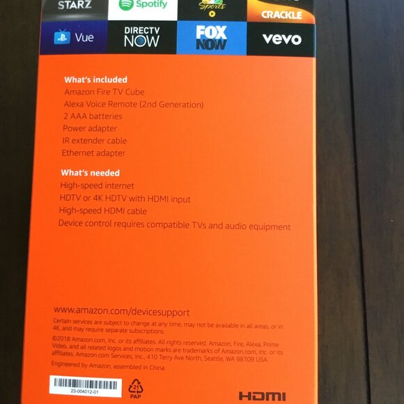 Amazon Fire TV Cube Streaming Media Player with Voice Remote 4K HDR - Picture 4 of 4